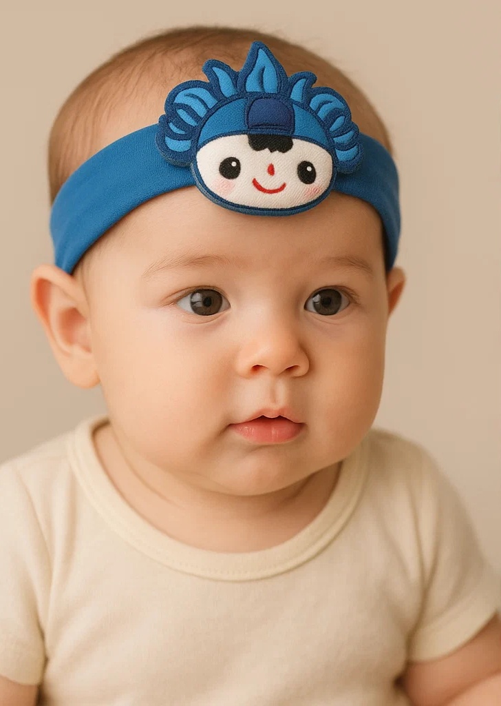 Beijing 2008 Mascot Baby Headband Set – 5-Character Plush Olympic Hairbands